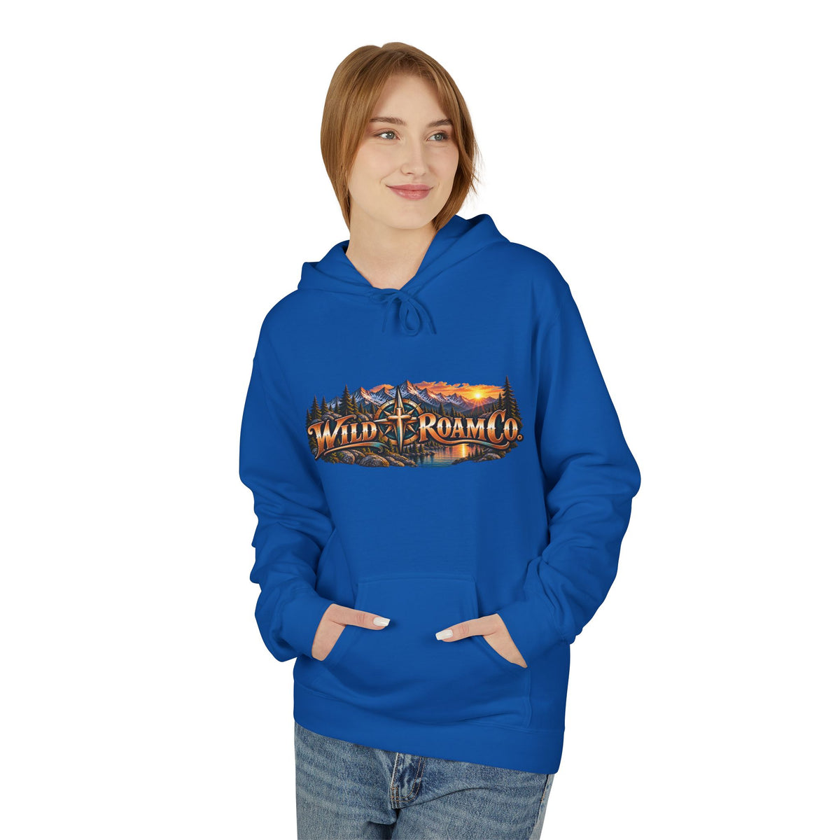 Men's Christian Nature Hoodie — “Be Still and Know That I Am God” Scenic Sweatshirt