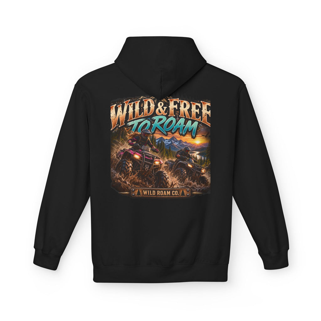 Wild & Free to Roam Hoodie — Off‑Road Adventure Graphic Hoodie