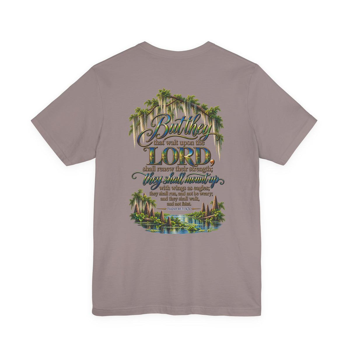 Wild Roam Co Unisex Tee-- Isaiah 40:31 Bayou Bird