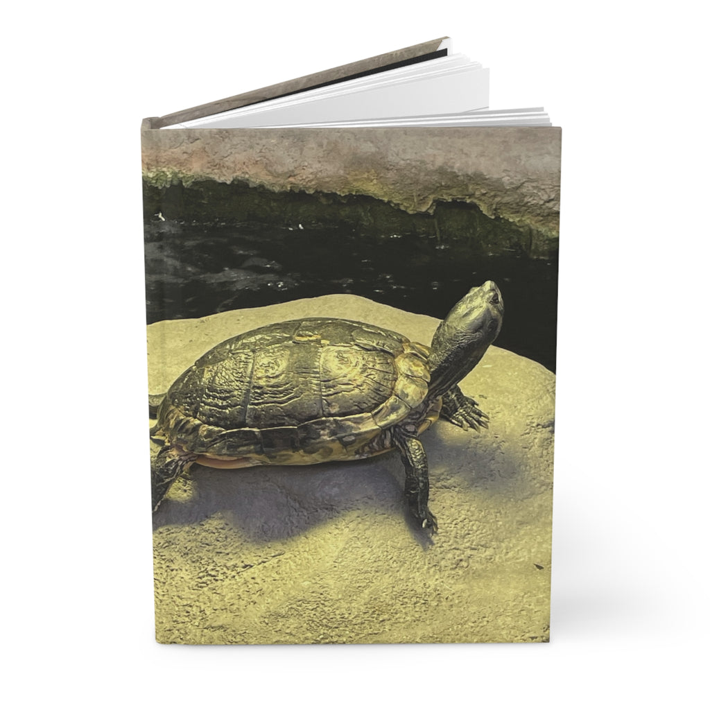 Turtle Hardcover Journal — Nature Photography Lined Notebook