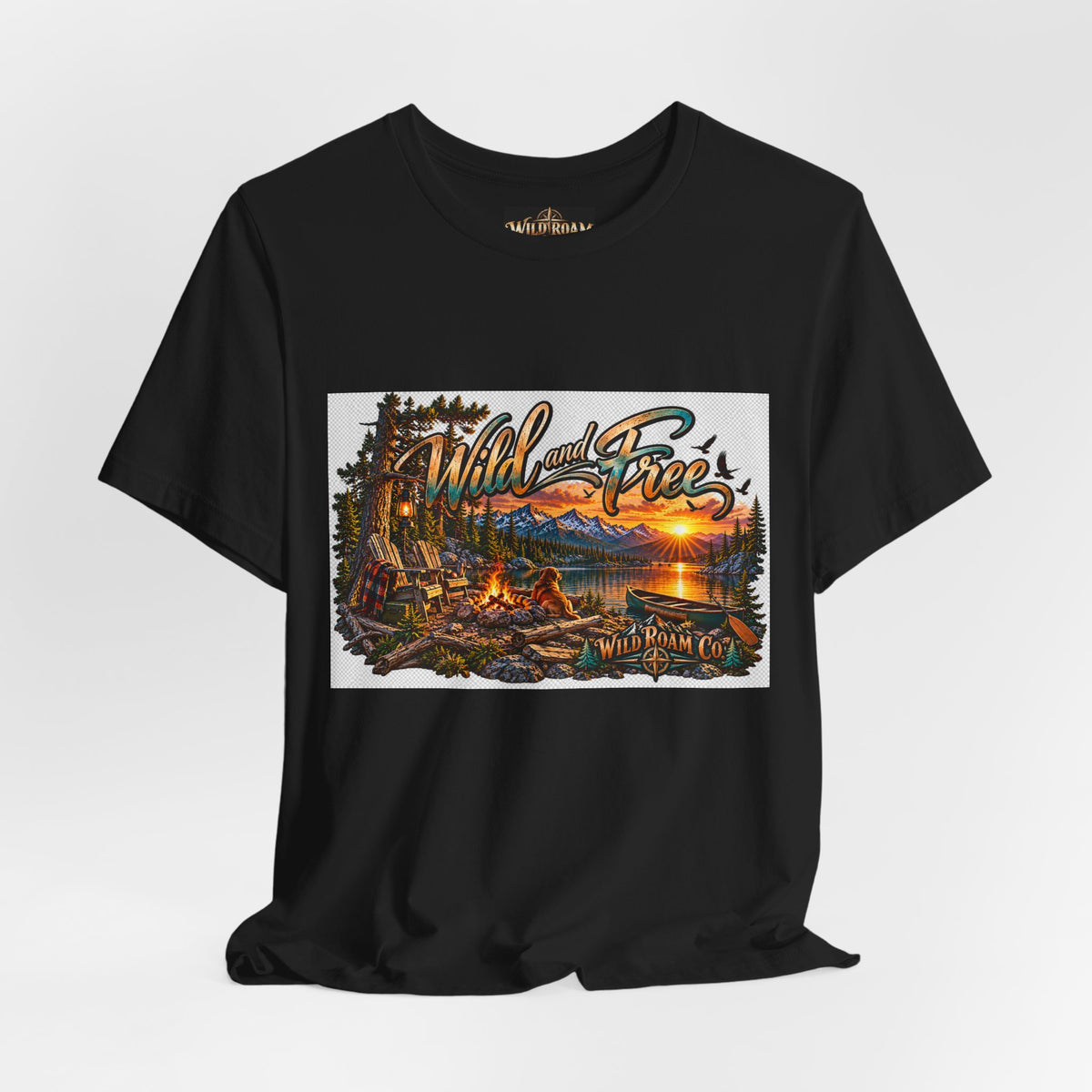 Wild & Free Campfire Sunset Tee