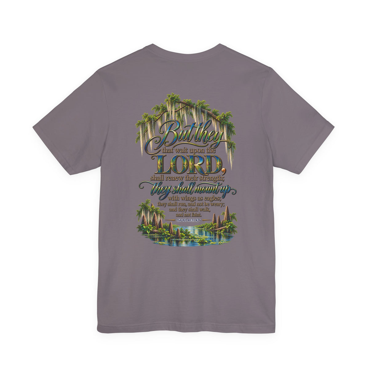 Wild Roam Co Unisex Tee-- Isaiah 40:31 Bayou Bird