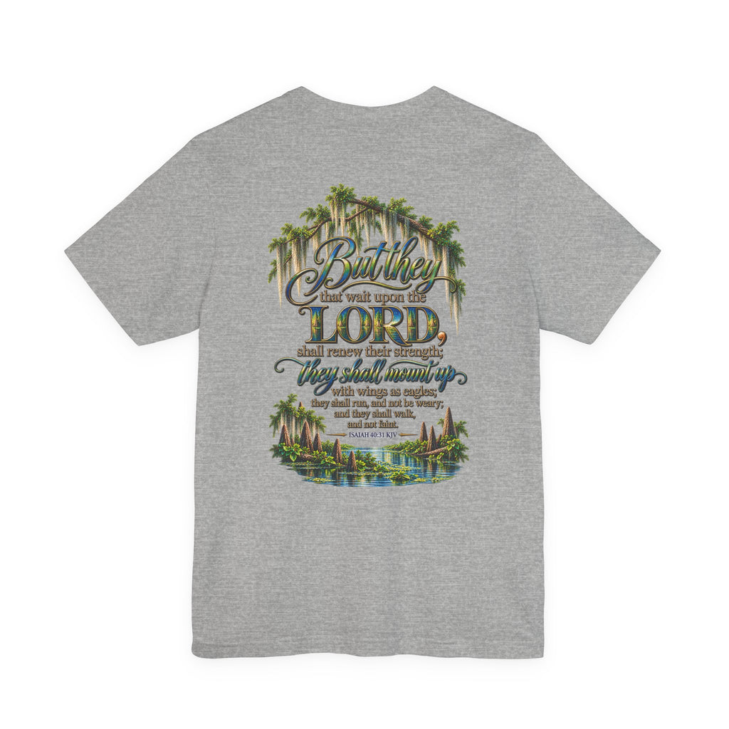 Wild Roam Co Unisex Tee-- Isaiah 40:31 Bayou Bird