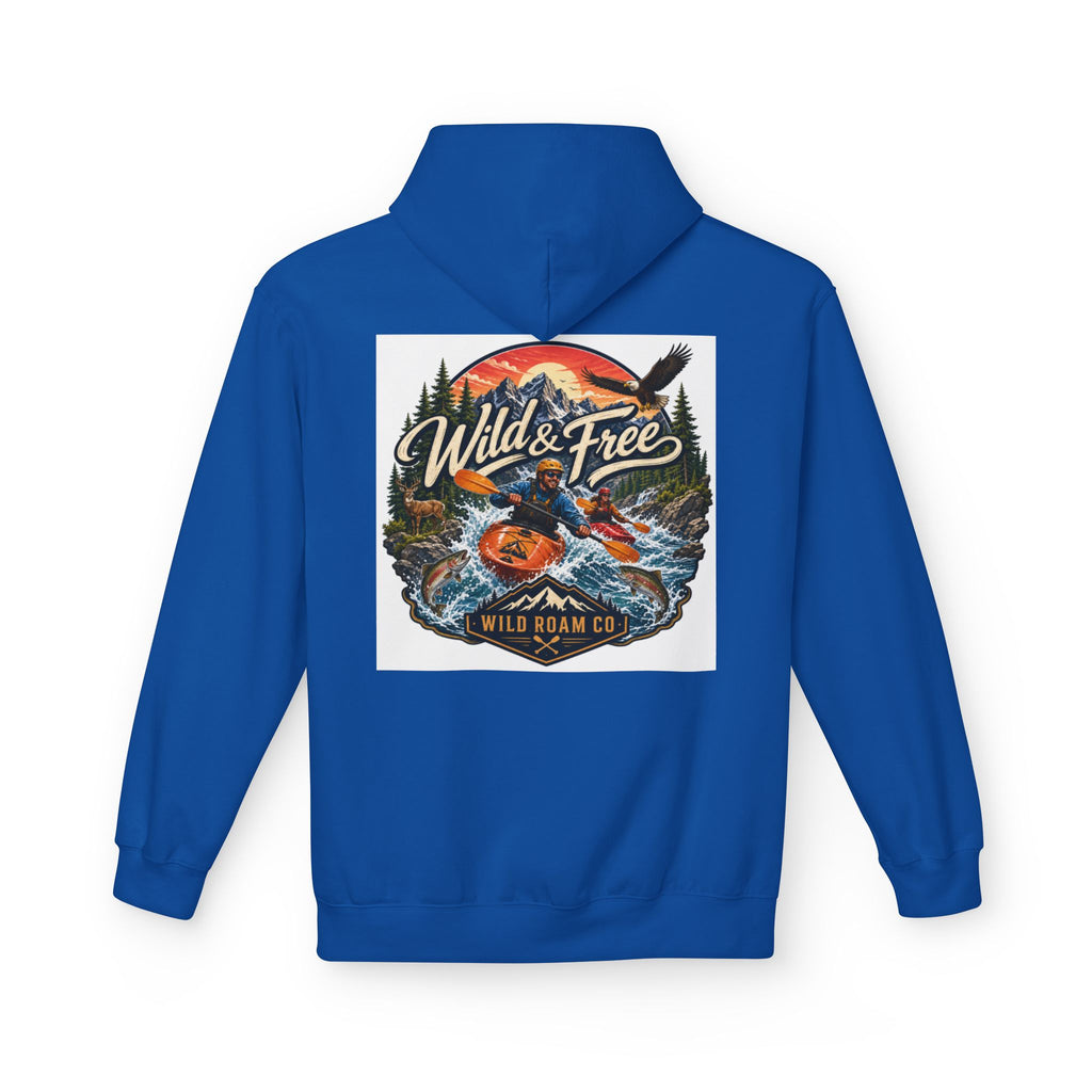 Hoodie — "Wild & Free" Kayak Adventure Pullover