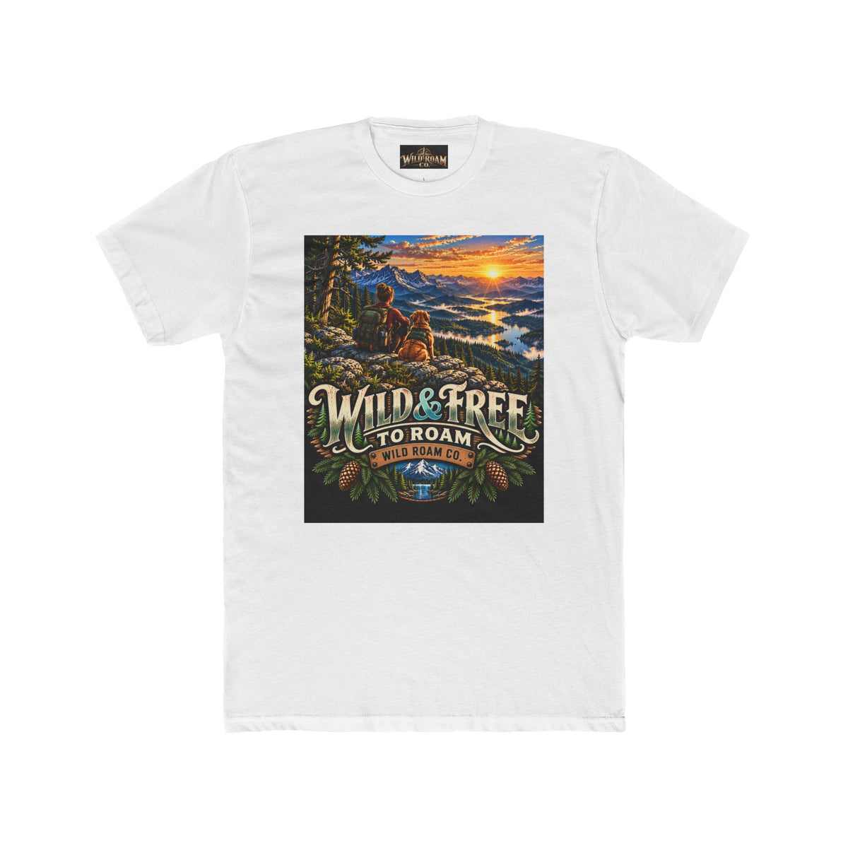 Women's Wild & Free to Roam T-Shirt — Adventure Nature Graphic Tee