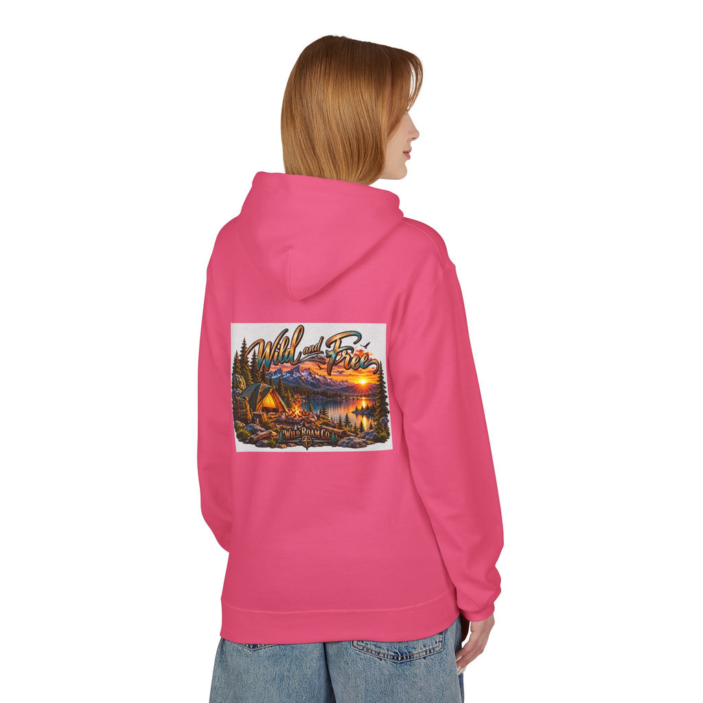Wild Roam Co— "Wild & Free to Roam" Camping Graphic Hoodie