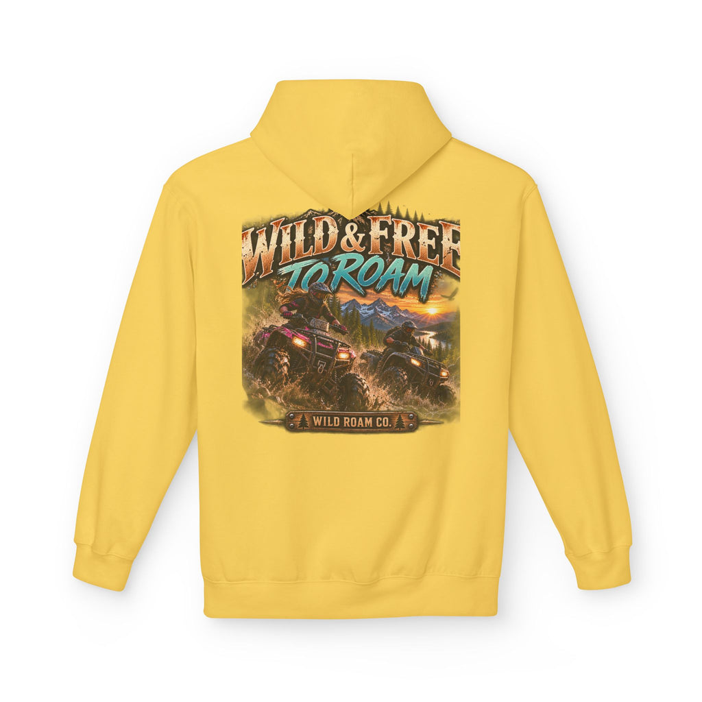 Wild & Free to Roam Hoodie — Off‑Road Adventure Graphic Hoodie