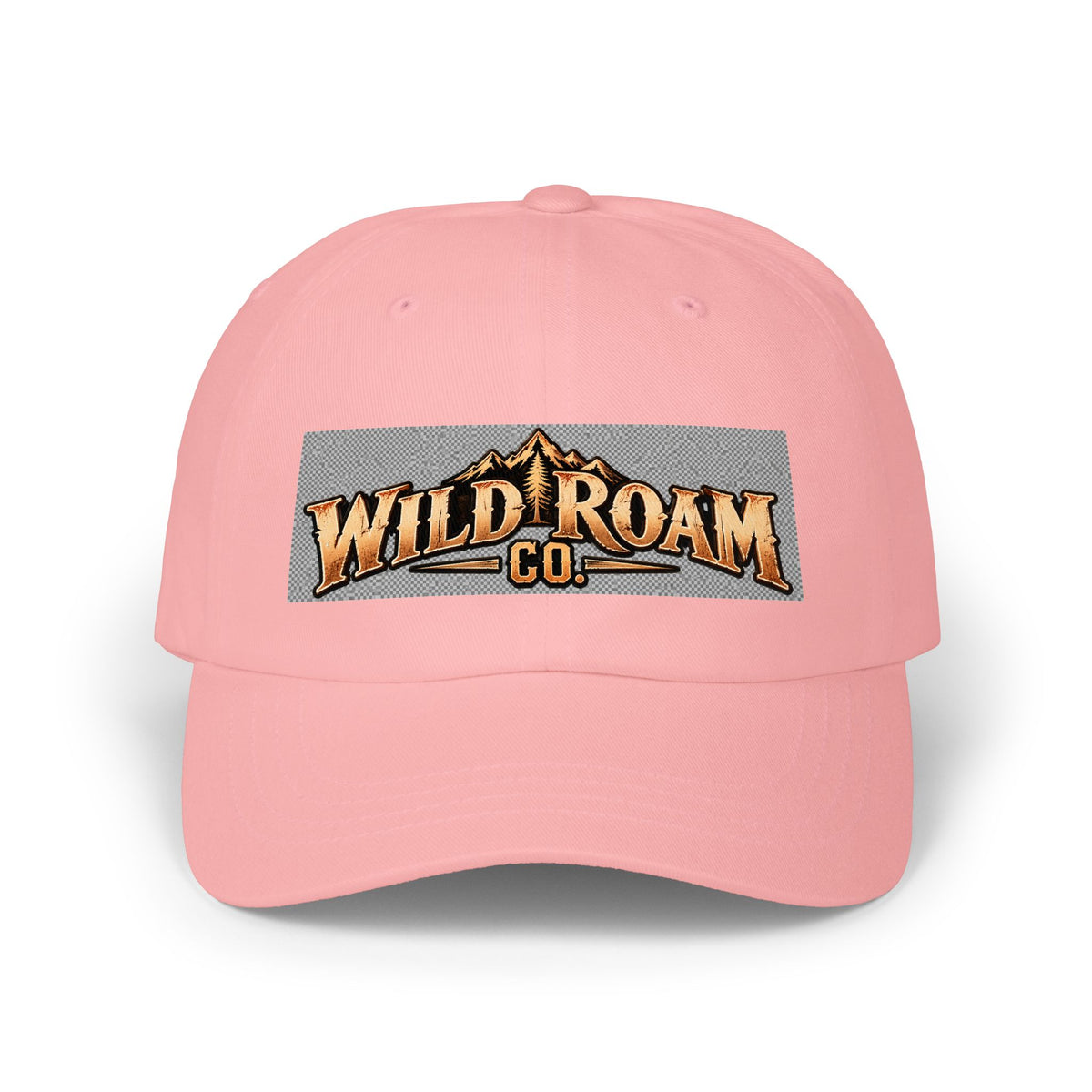 Wild Roam Co. Classic Dad Cap — Outdoor Adventure Embroidered Hat