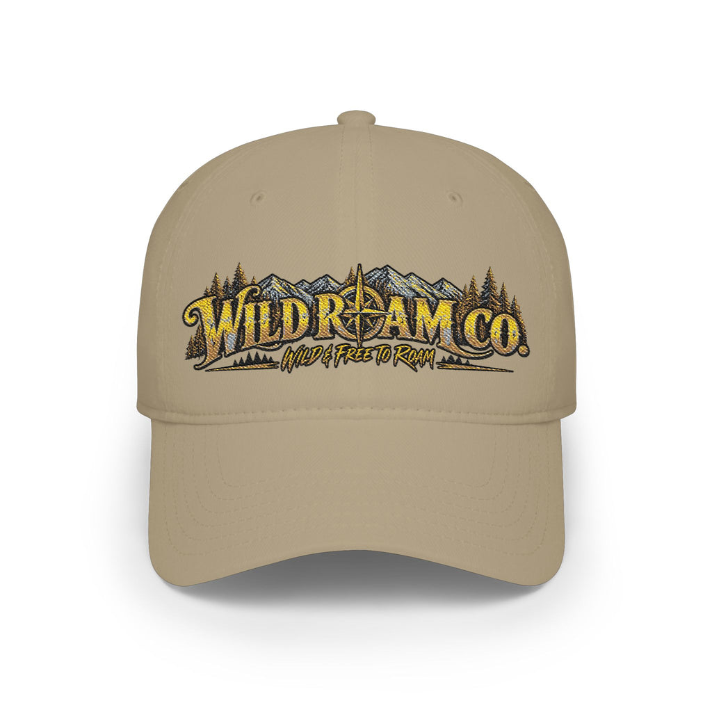 Wild Dream Co. Embroidered Baseball Cap — Adventure Logo Low Profile Hat