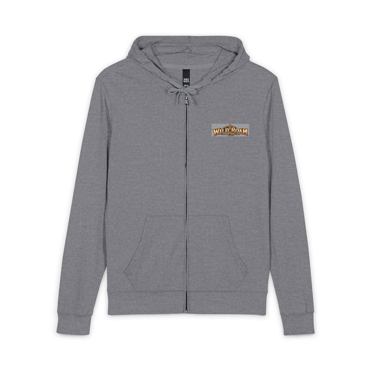 Wild & Free Zip Hoodie — Northern Lights Camping Adventure Jacket