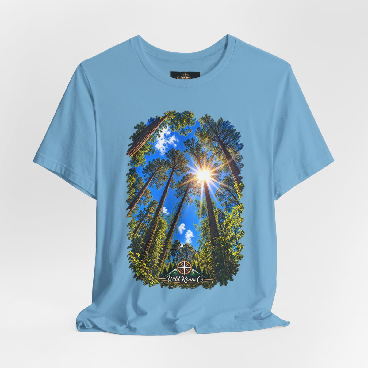 Wild Roam Co. Unisex Tee--Psalms 121:2 Sunny Trees
