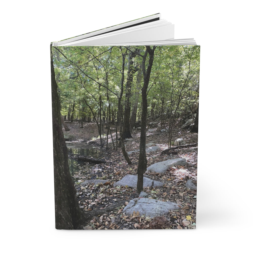 Woodland Trail Hardcover Journal — Lined Nature Notebook for Hiking, Forest Journaling & Writing