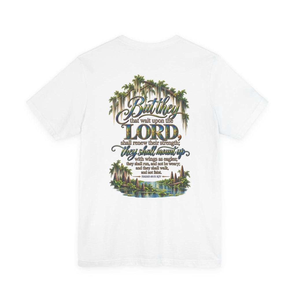 Wild Roam Co Unisex Tee-- Isaiah 40:31 Bayou Bird