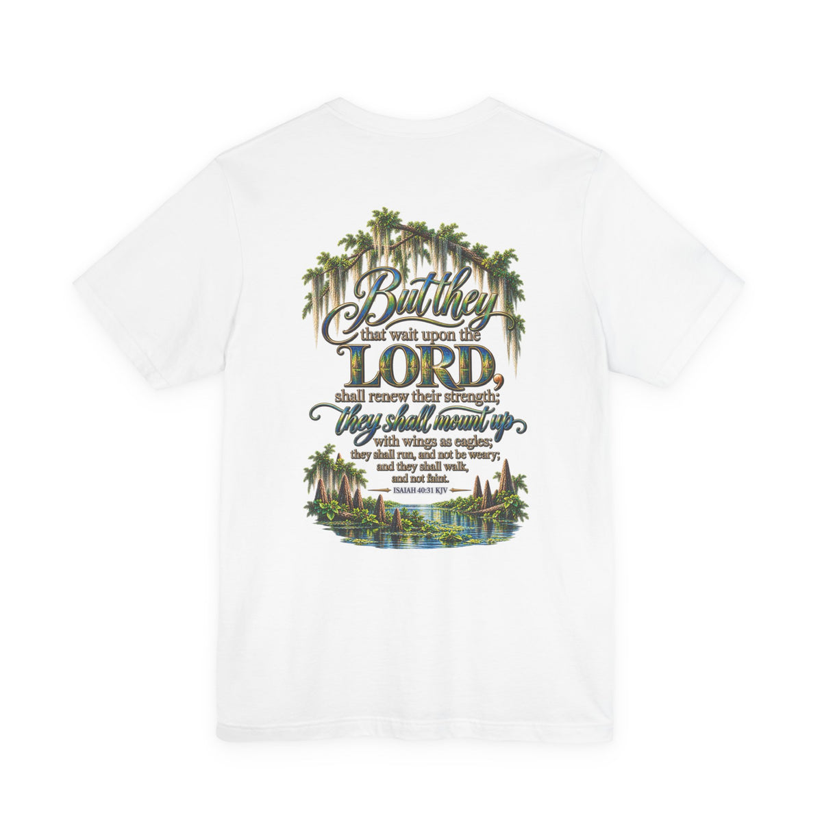 Wild Roam Co Unisex Tee-- Isaiah 40:31 Bayou Bird