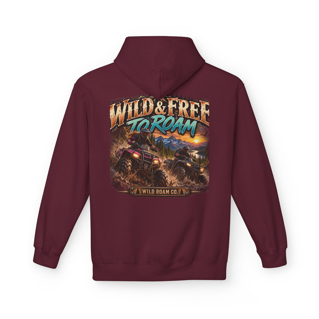 Wild & Free to Roam Hoodie — Off‑Road Adventure Graphic Hoodie