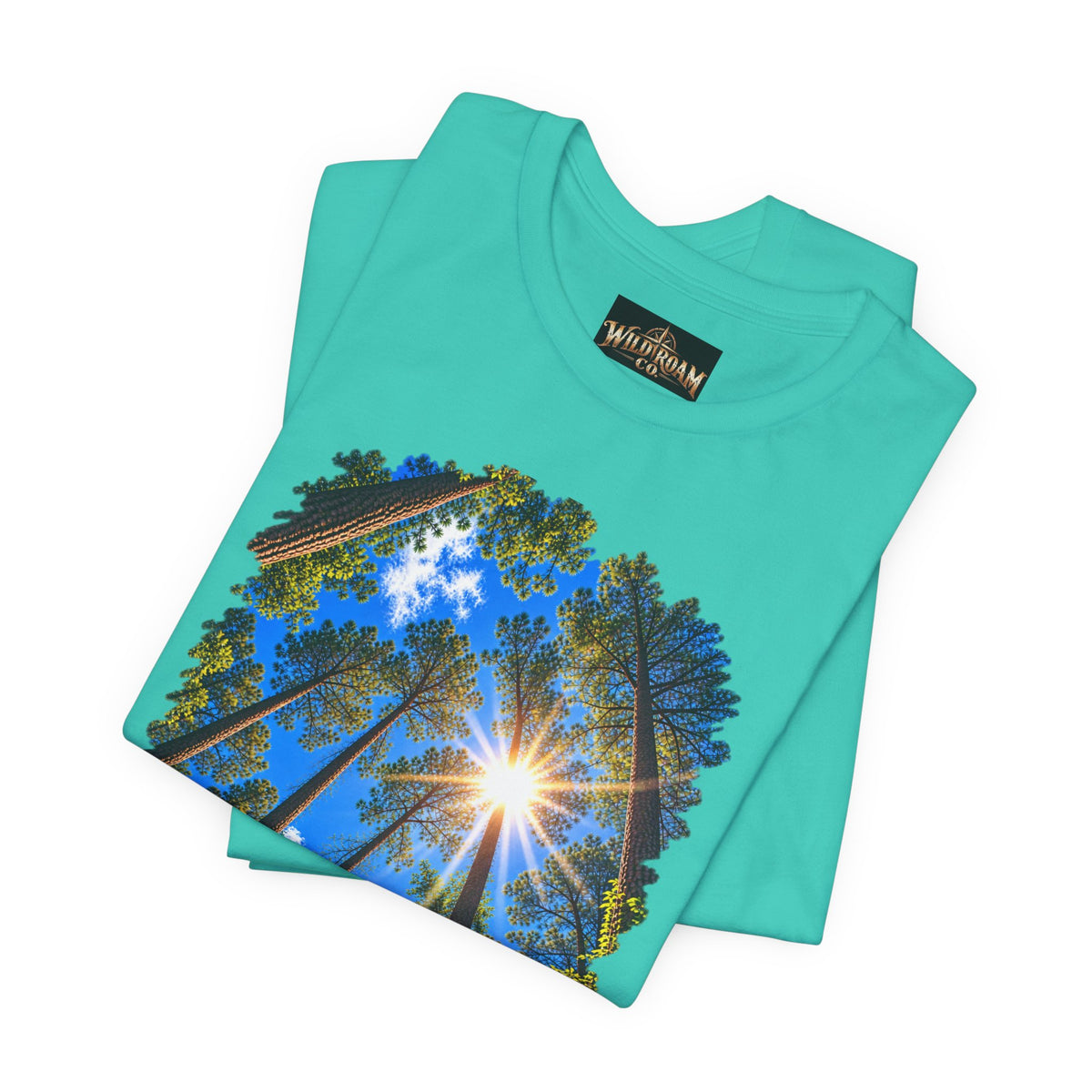 Wild Roam Co. Unisex Tee--Psalms 121:2 Sunny Trees