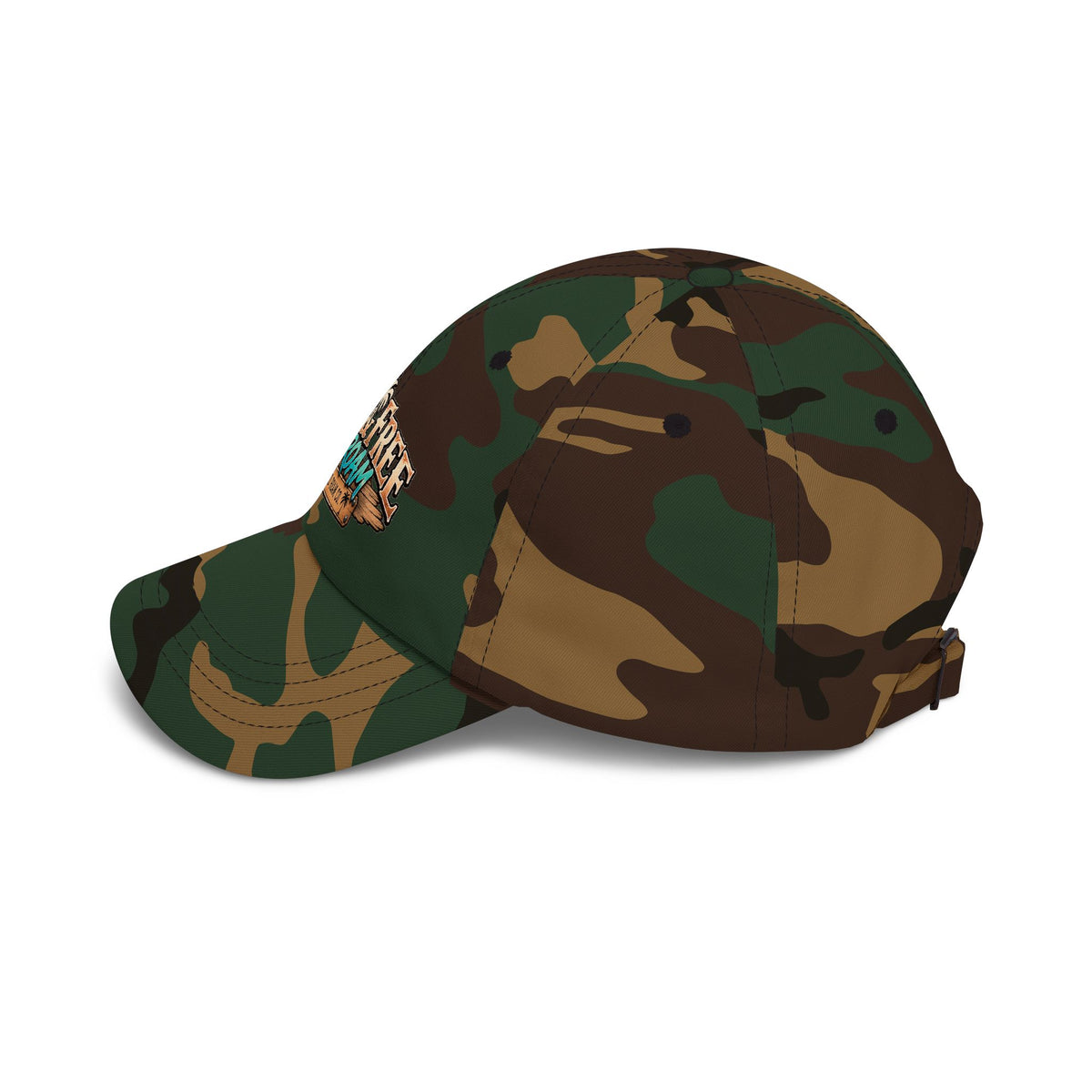 Dad Cap - "Wild & Free to Roam" Embroidered Outdoor Adventure Hat