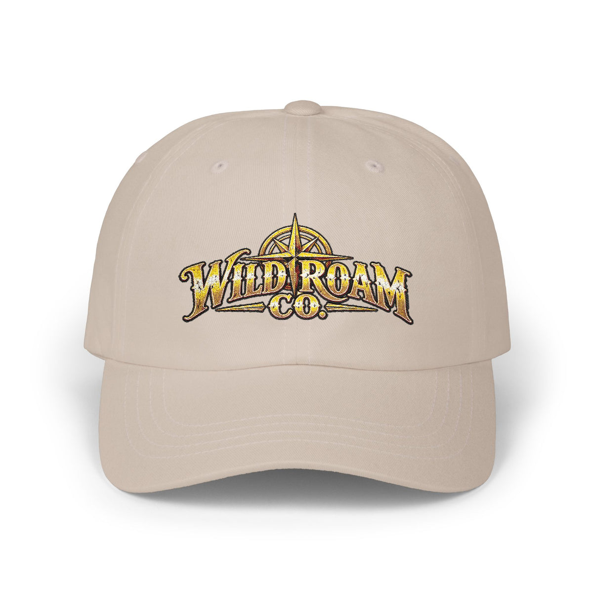 Dad Cap — Wild Roam Co. Embroidered Compass Logo Hat