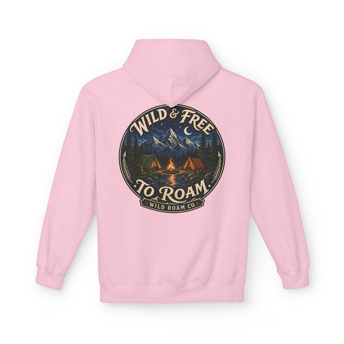Wild & Free Hoodie — Wild Roam Co Camping Adventure Pullover