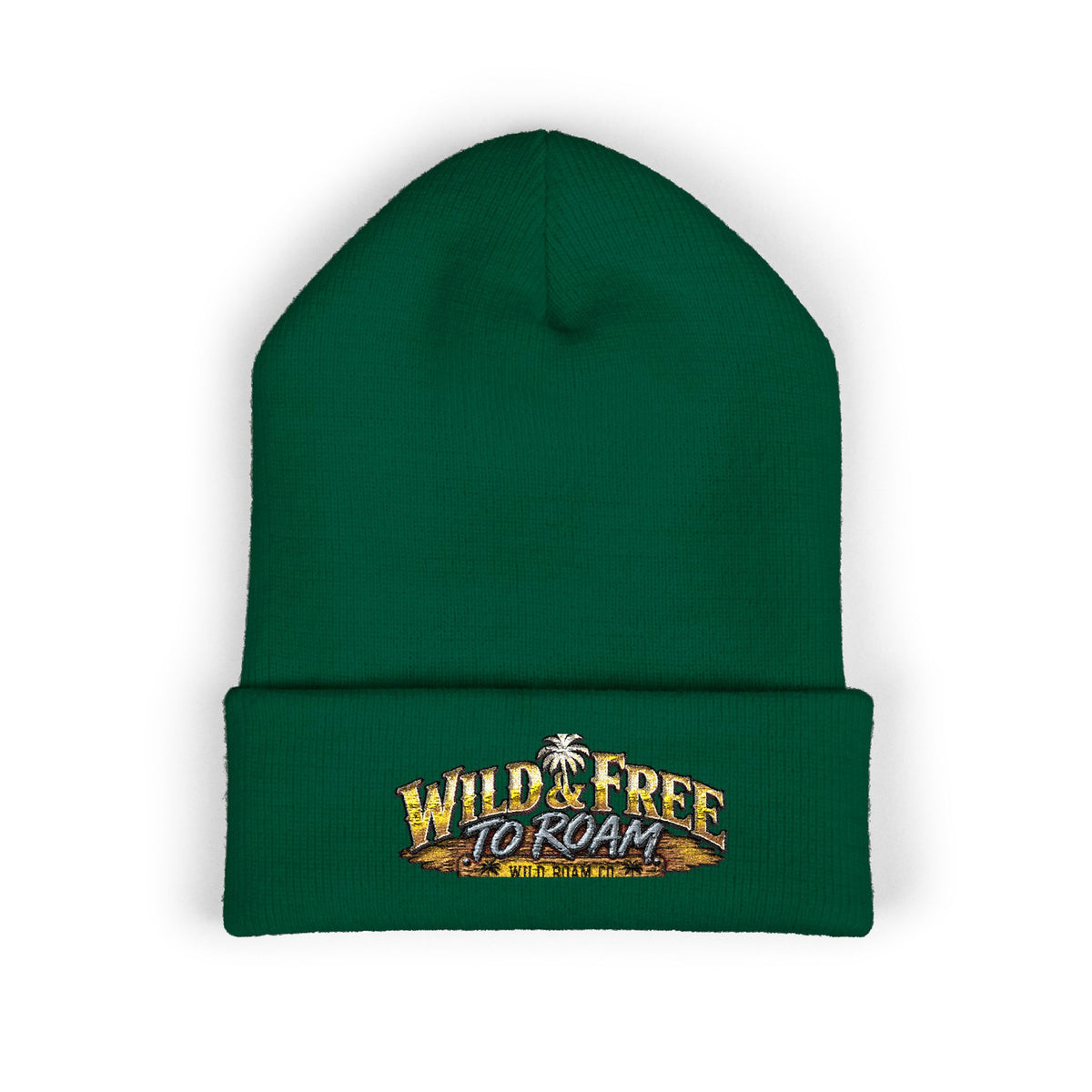Wild & Free To Roam Embroidered Beanie