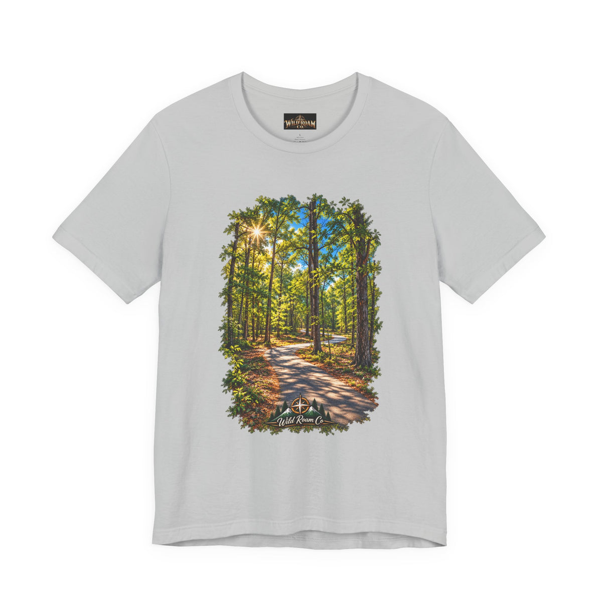 Wild Roam Co Unisex Tee-Psalms 119:105 Nature Path