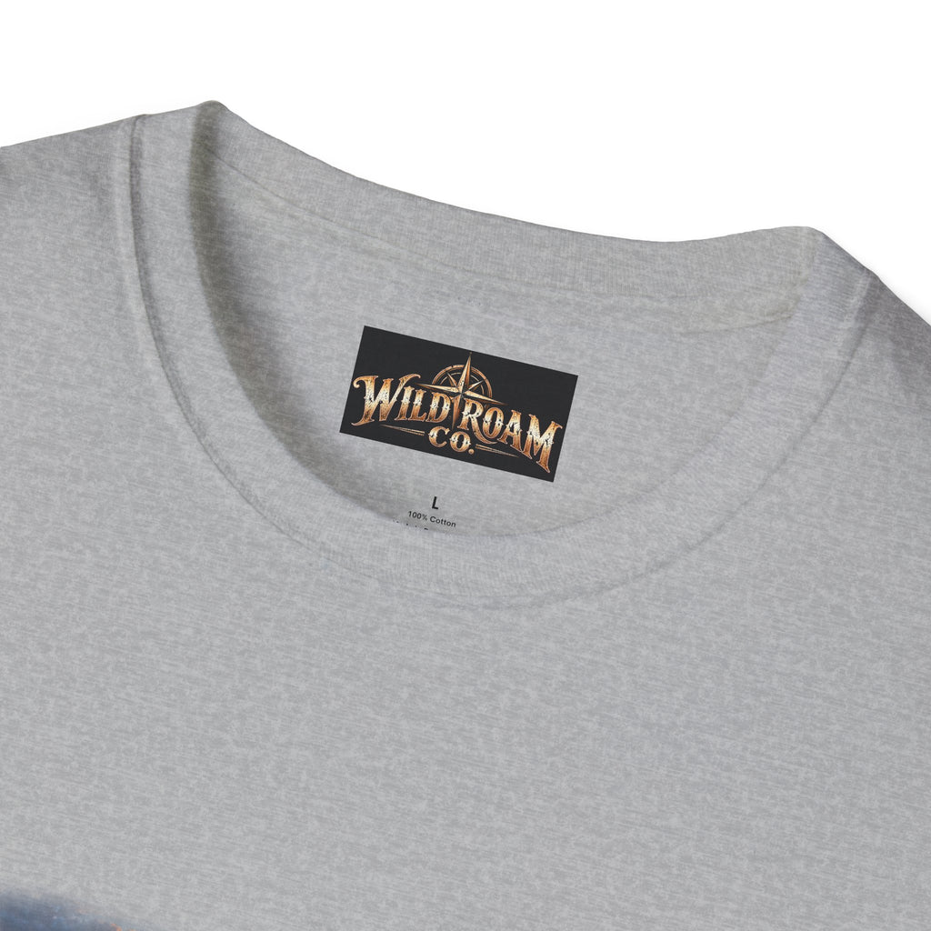 Men's T-Shirt — Wild Roam Co. Sunset Kayak Graphic Tee