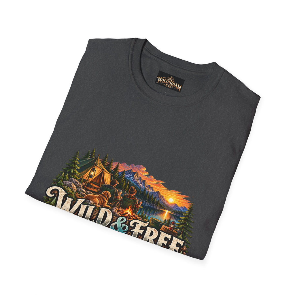 Wild & Free to Roam Camping T-Shirt