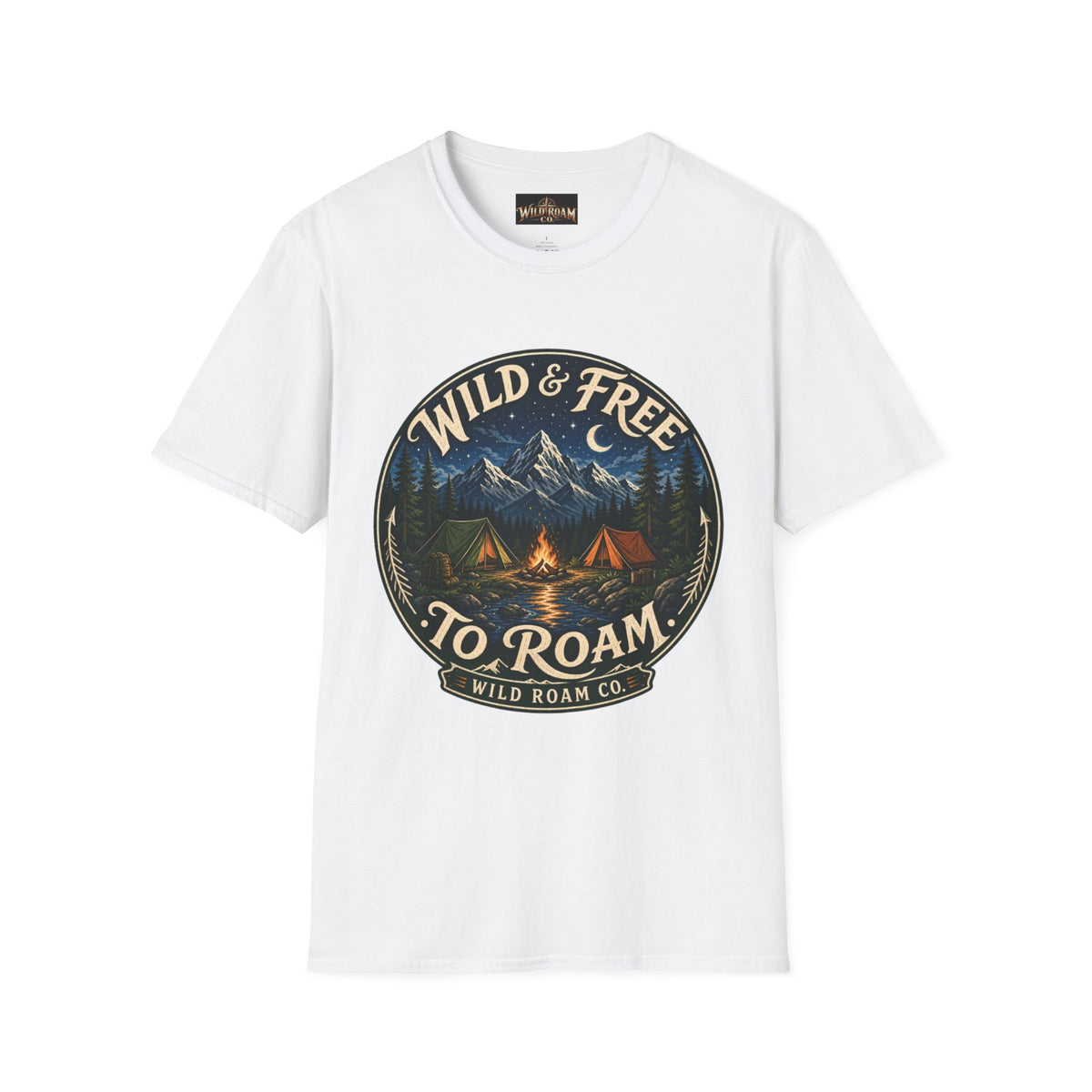 Wild & Free To Roam Camping T-Shirt