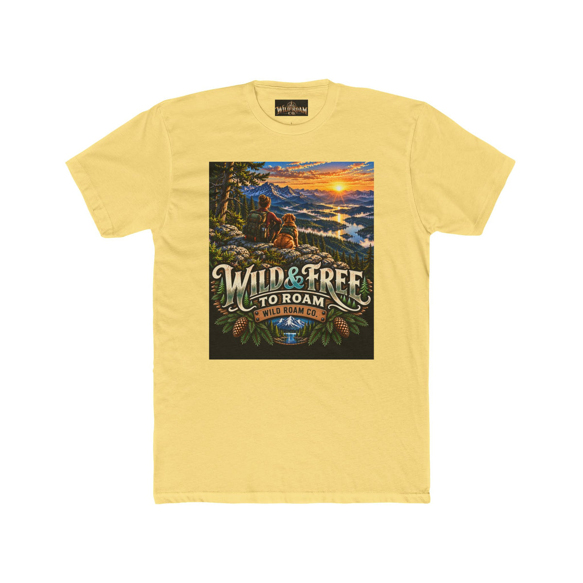 Women's Wild & Free to Roam T-Shirt — Adventure Nature Graphic Tee