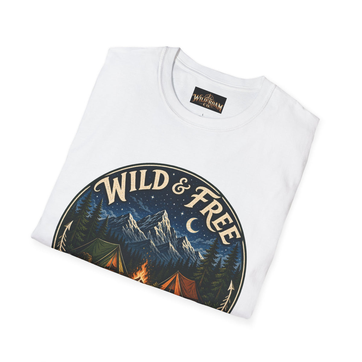 Wild & Free To Roam Camping T-Shirt