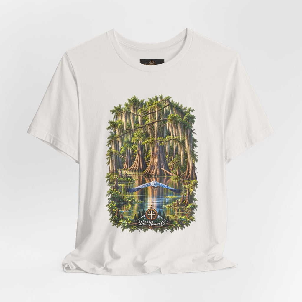 Wild Roam Co Unisex Tee-- Isaiah 40:31 Bayou Bird