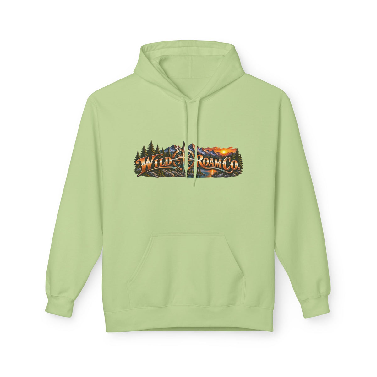 Hoodie - "Wild & Free to Roam" Ocean Angler Adventure Pullover