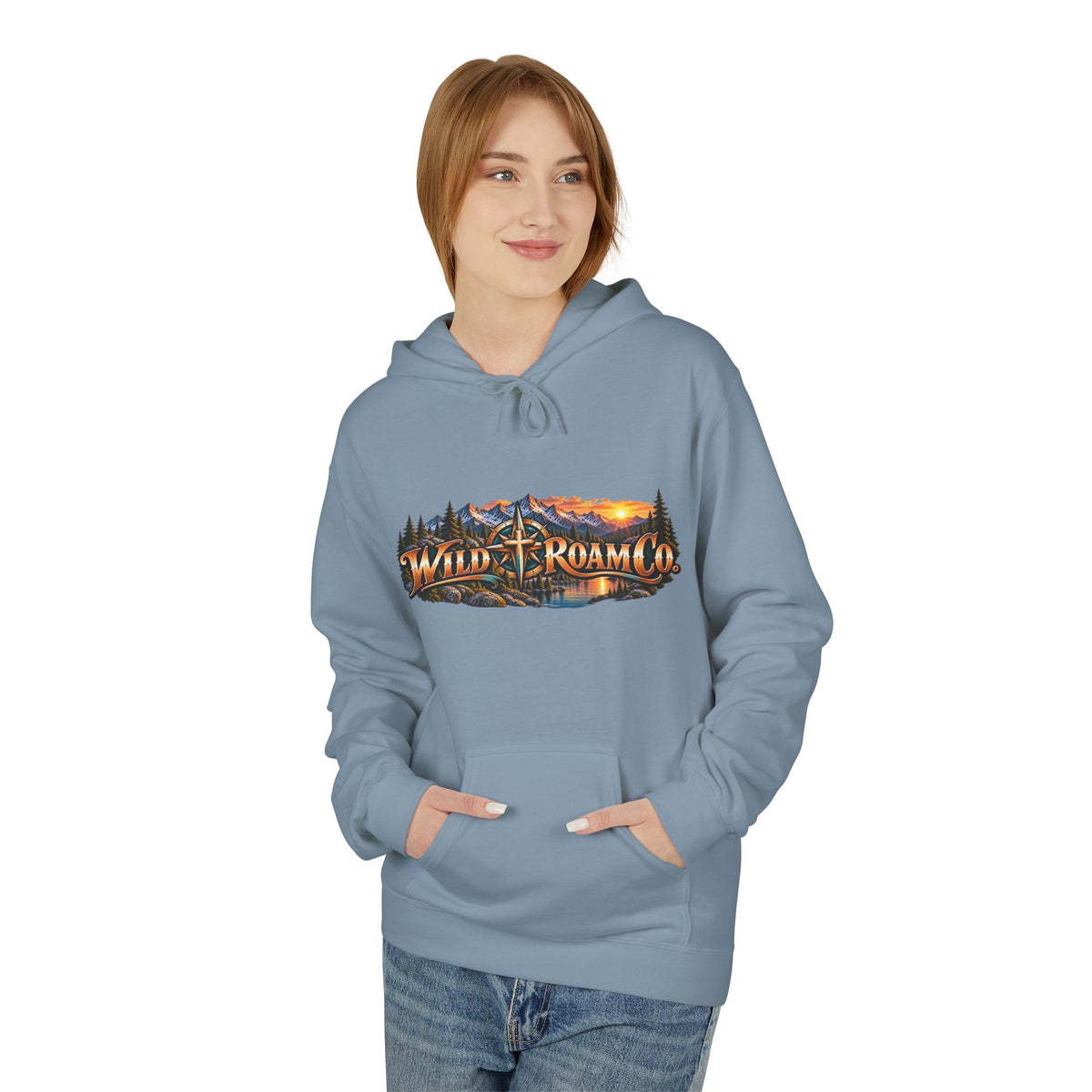 Men's Hoodie - ‘Where the Spirit of the Lord Is… There Is Freedom’ Scenic Christian Adventure Hoodie