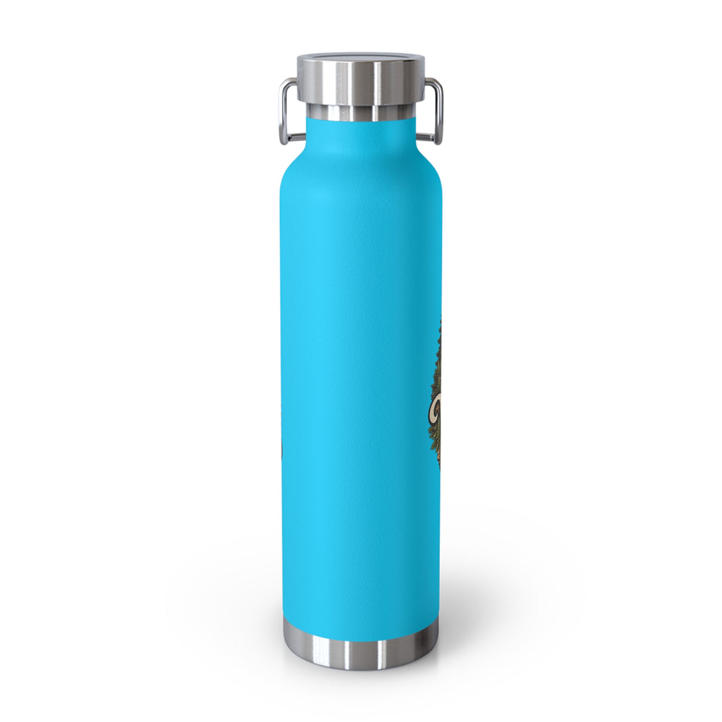 Wild & Free Camping Water Bottle — 22oz Copper Insulated Travel Flask