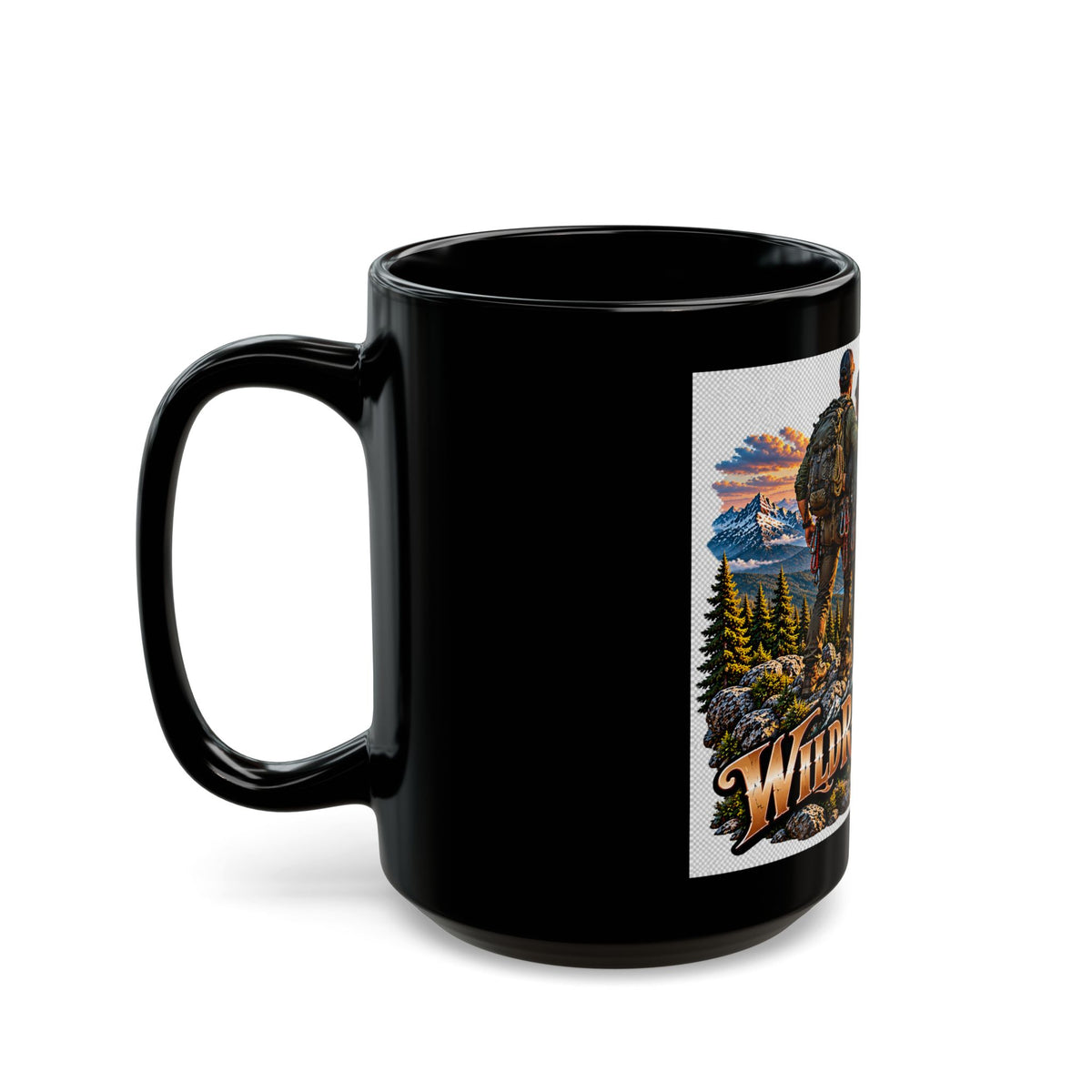 Wild Roam Co. Scenic Peak Mug — Couples Mountain Adventure Coffee Cup