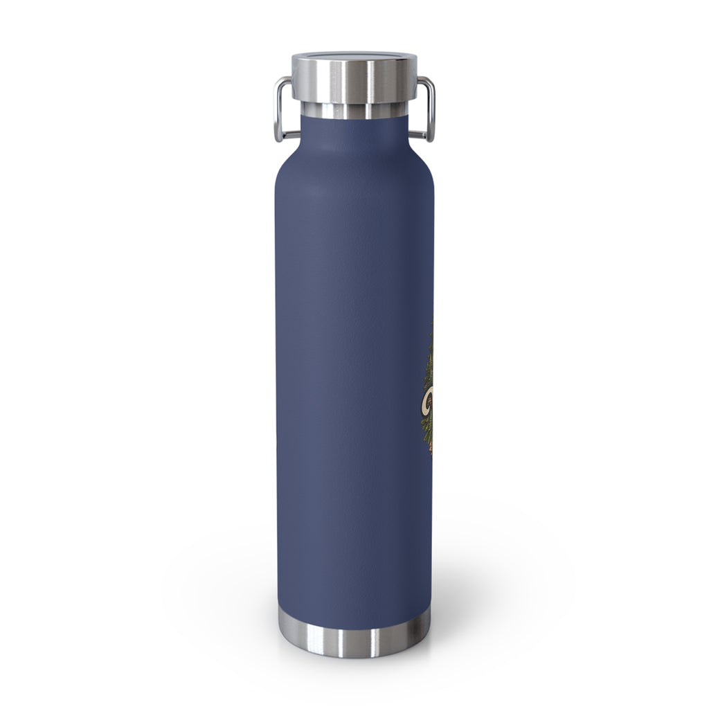 Wild & Free Camping Water Bottle — 22oz Copper Insulated Travel Flask