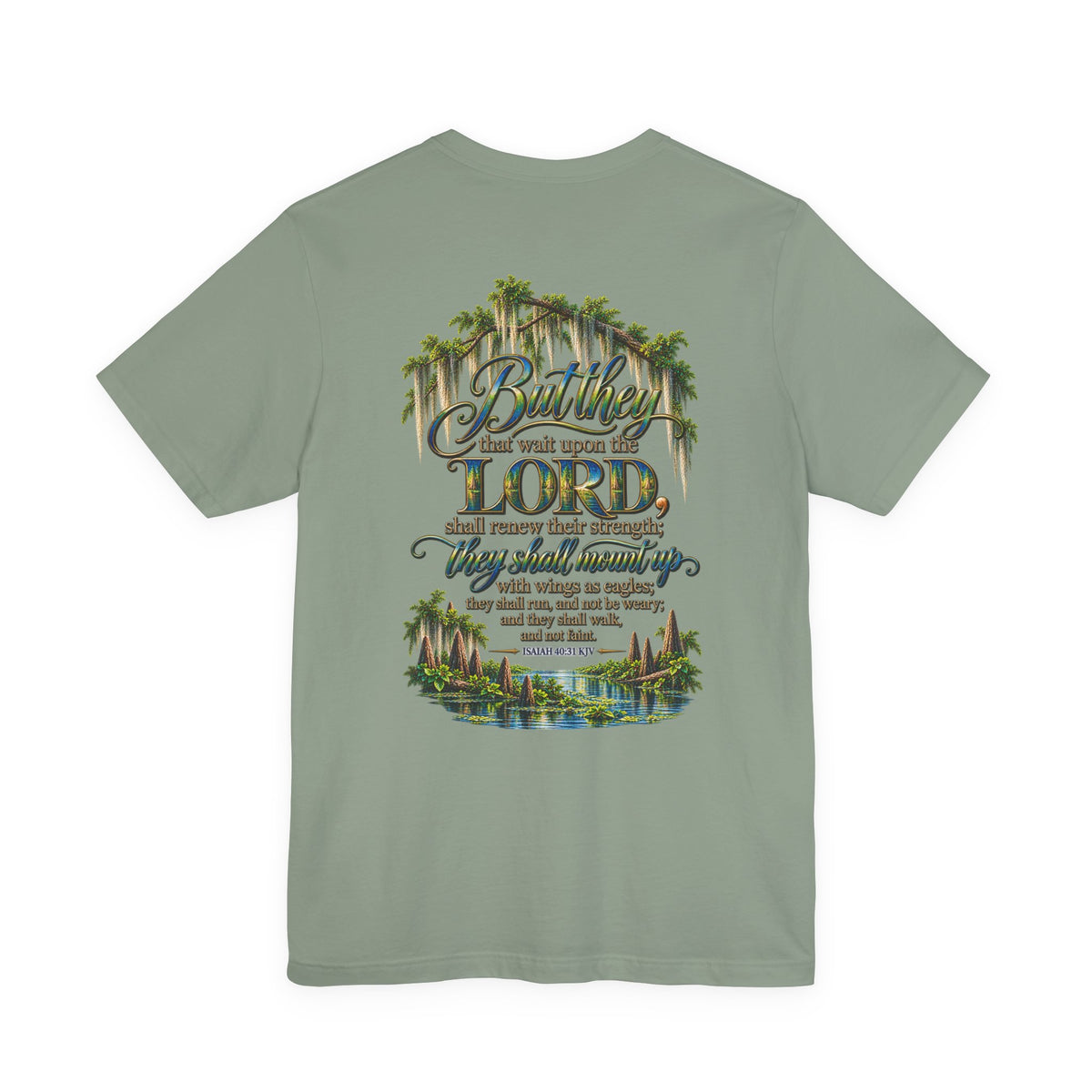 Wild Roam Co Unisex Tee-- Isaiah 40:31 Bayou Bird