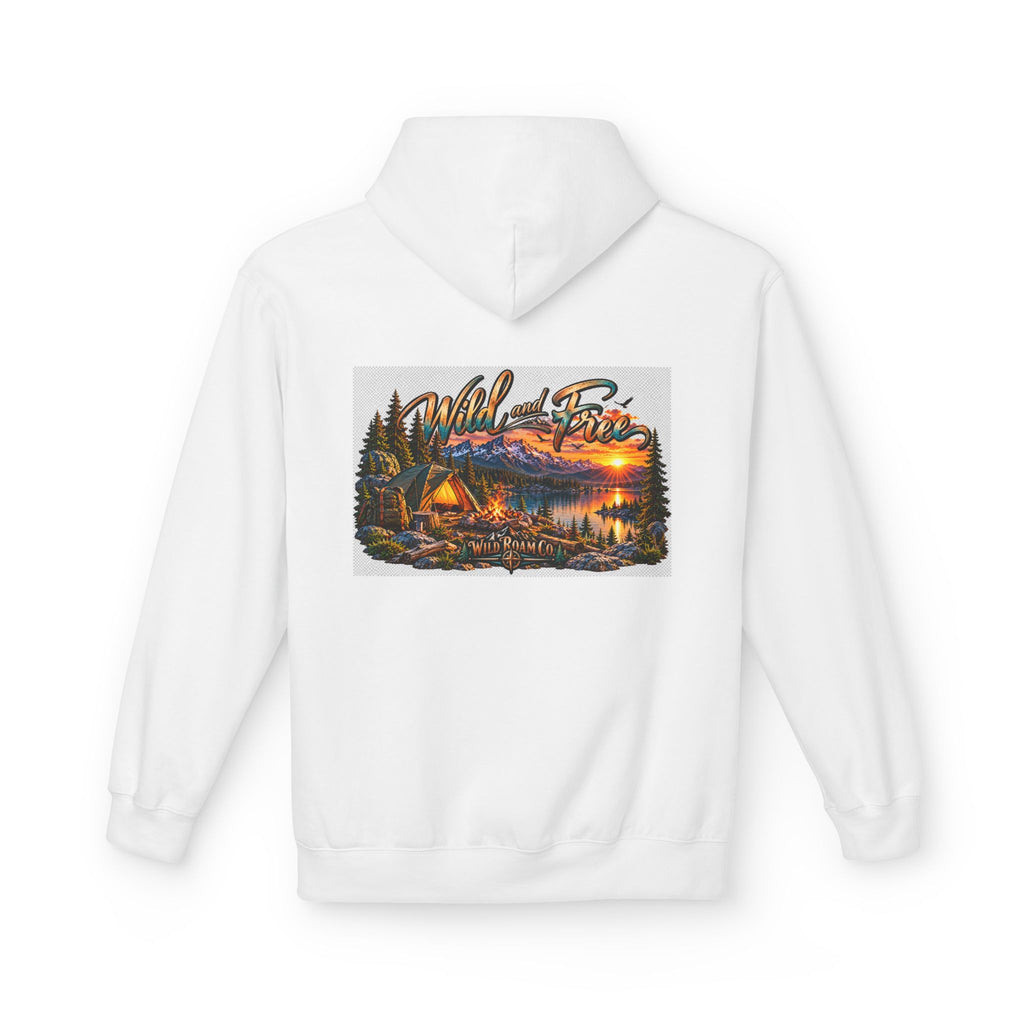 Wild Roam Co— "Wild & Free to Roam" Camping Graphic Hoodie