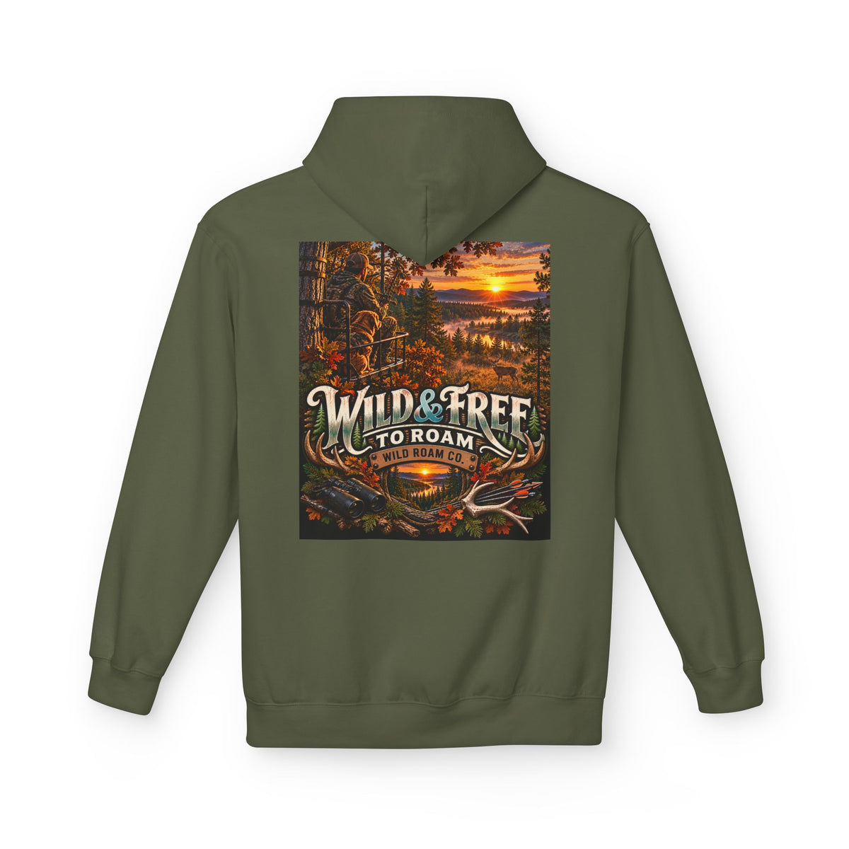 Wild Roam Co Hoodie-Deer Stand Adventure