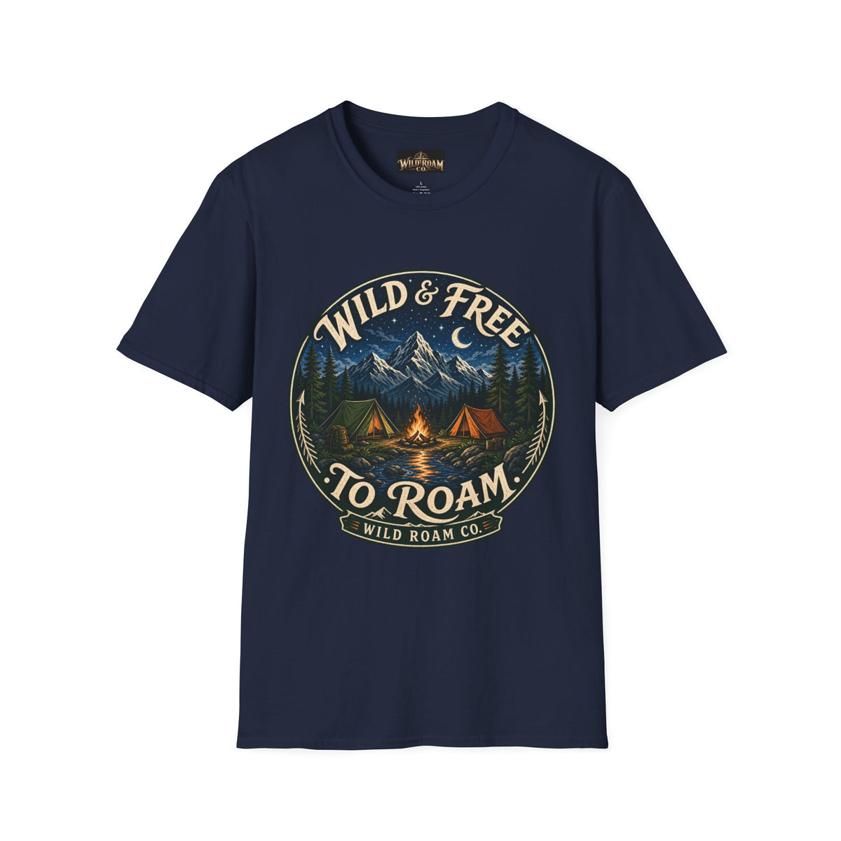 Wild & Free To Roam Camping T-Shirt