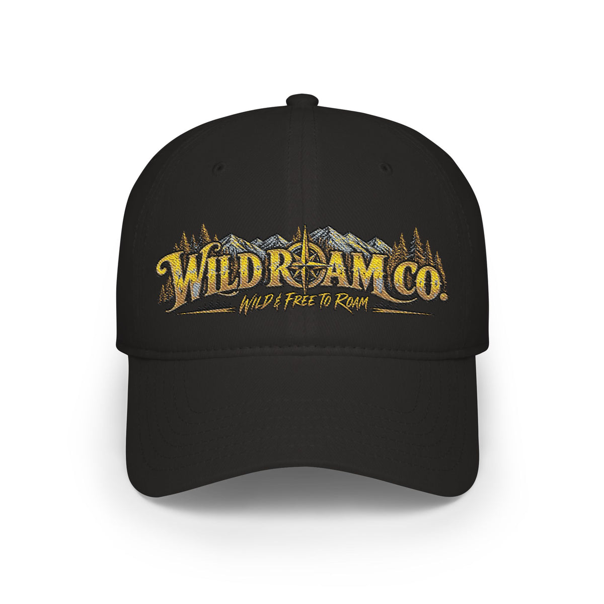 Wild Dream Co. Embroidered Baseball Cap — Adventure Logo Low Profile Hat