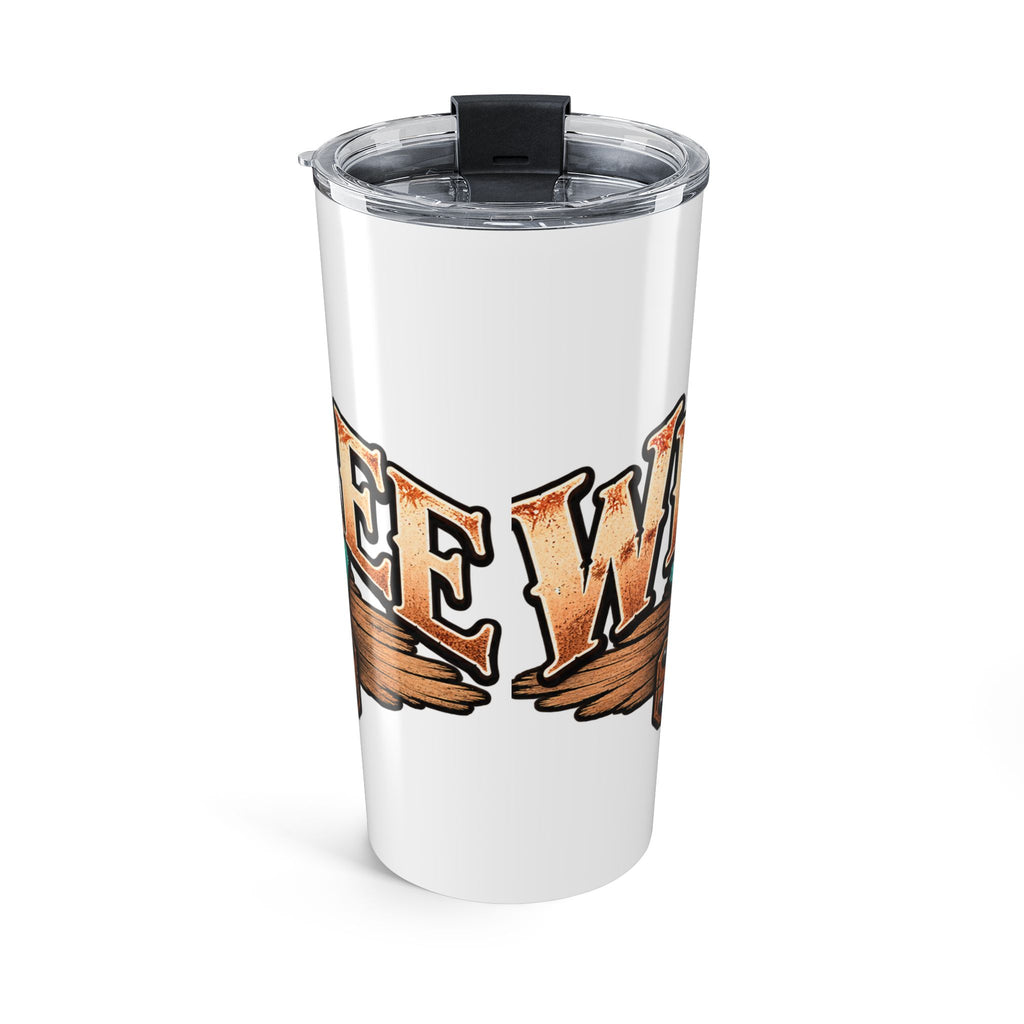 20oz Adventure Tumbler — "Wild & Free to Roam" Mountain Travel Cup
