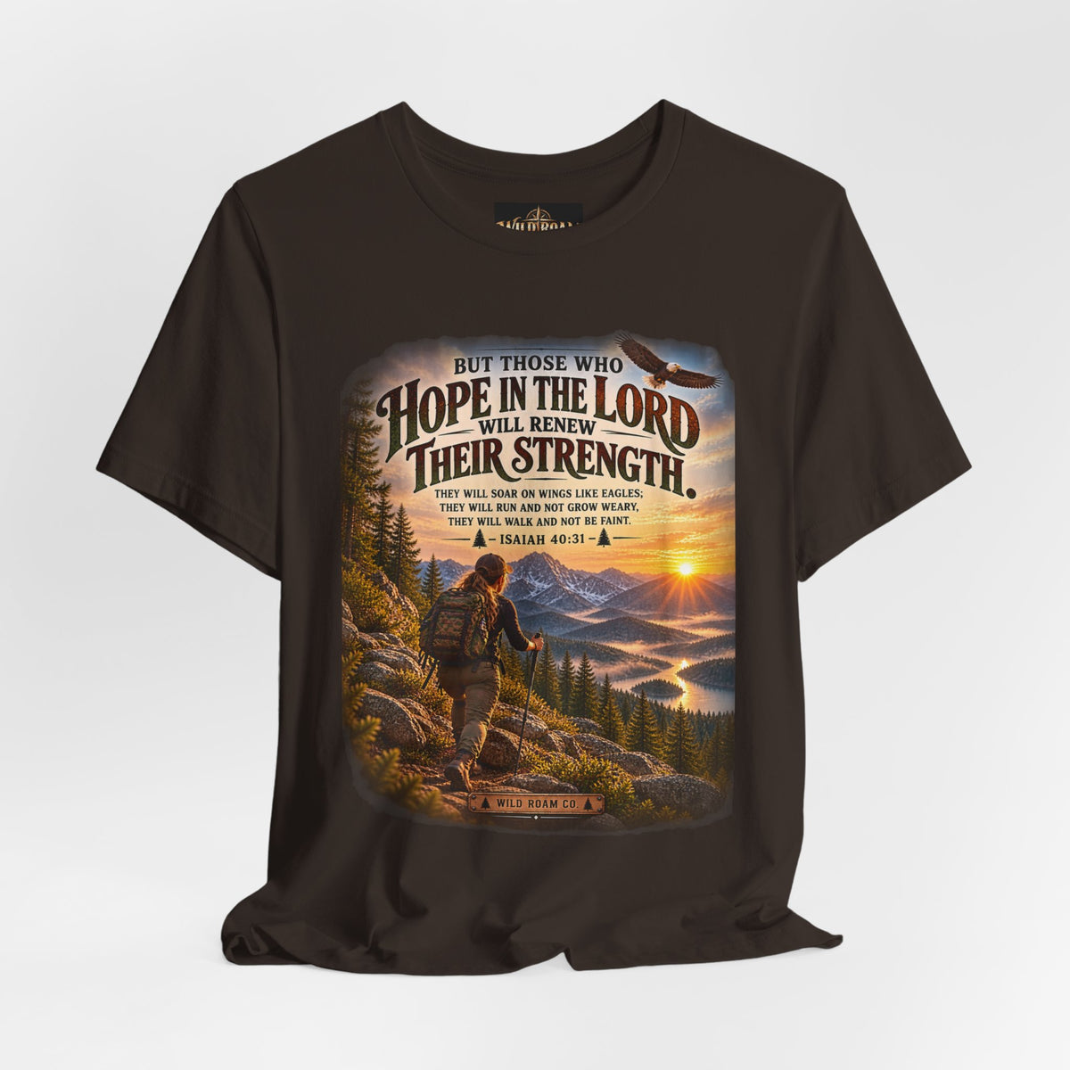Women's Hope in the Lord T-Shirt — Isaiah 40:31 Christian Faith Tee