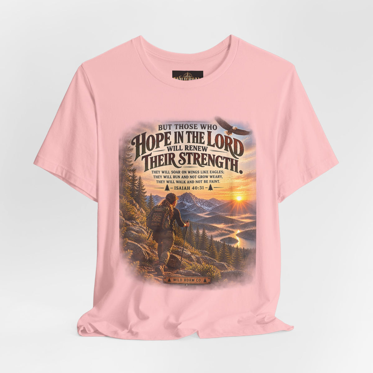 Women's Hope in the Lord T-Shirt — Isaiah 40:31 Christian Faith Tee