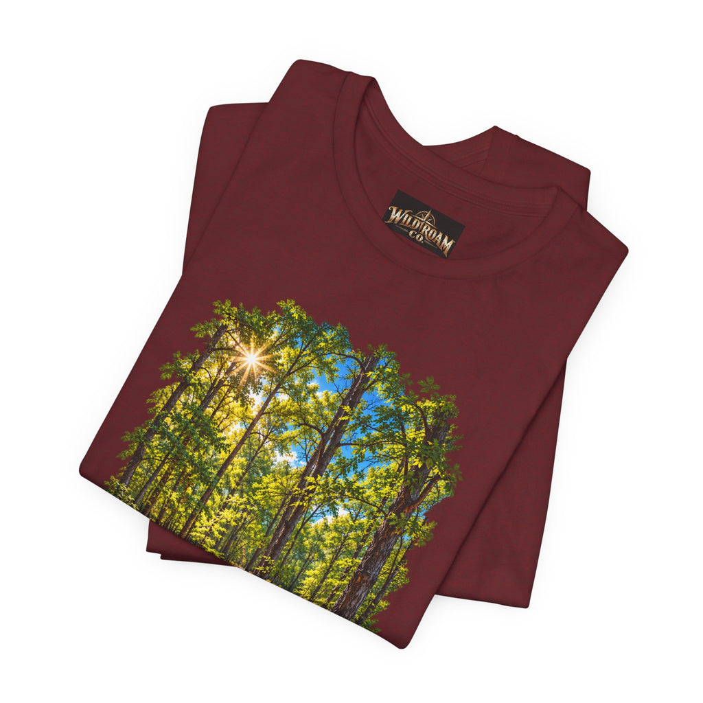 Wild Roam Co Unisex Tee-Psalms 119:105 Nature Path