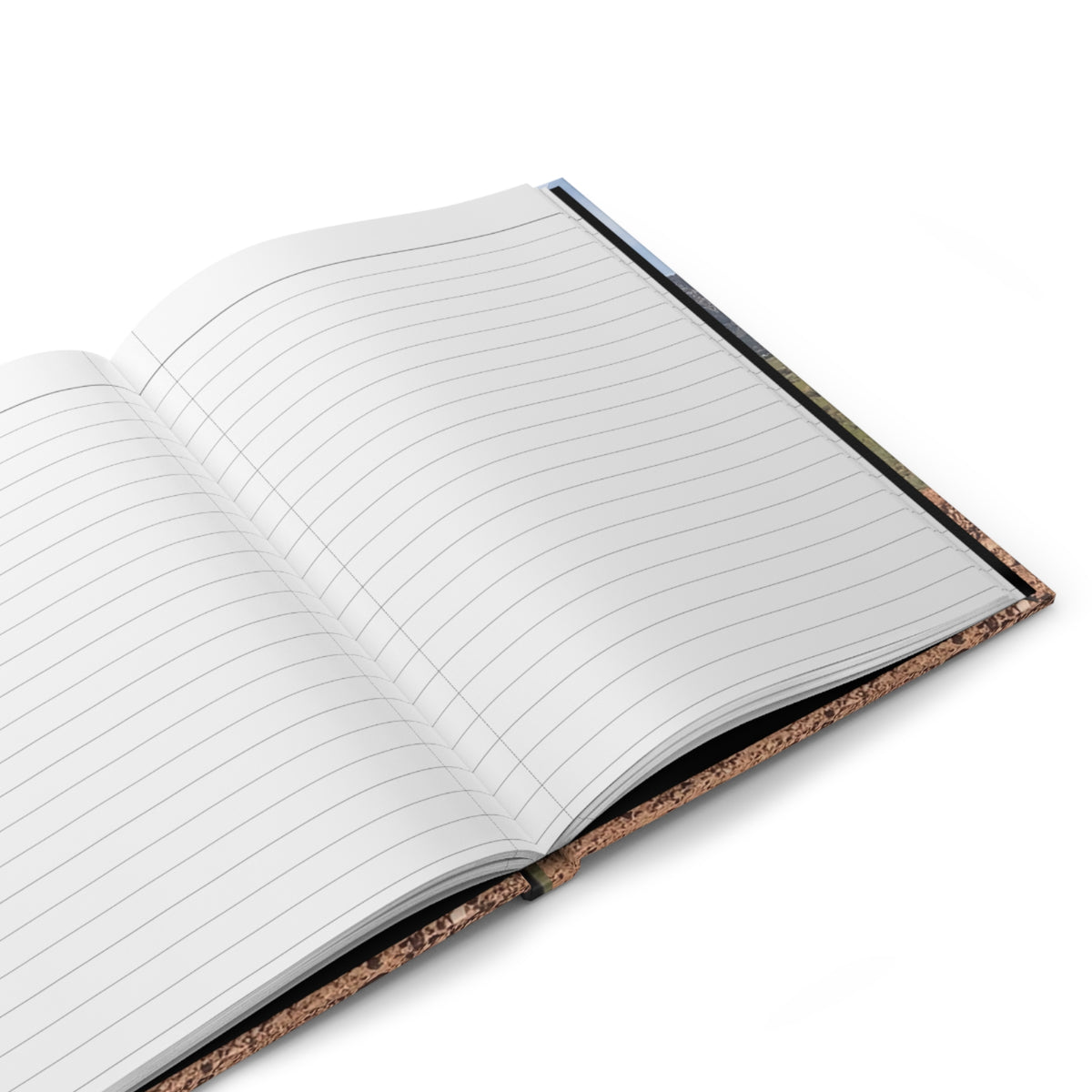 Cow Pasture Mountain Hardcover Journal — Lined Matte Notebook for Nature Lovers