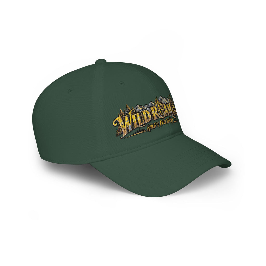 Wild Dream Co. Embroidered Baseball Cap — Adventure Logo Low Profile Hat