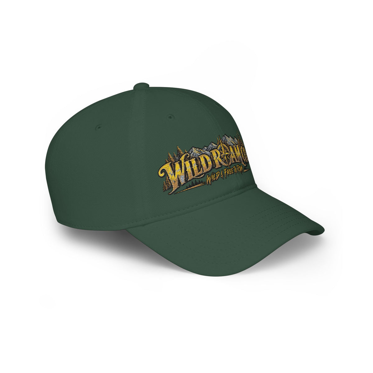 Wild Dream Co. Embroidered Baseball Cap — Adventure Logo Low Profile Hat