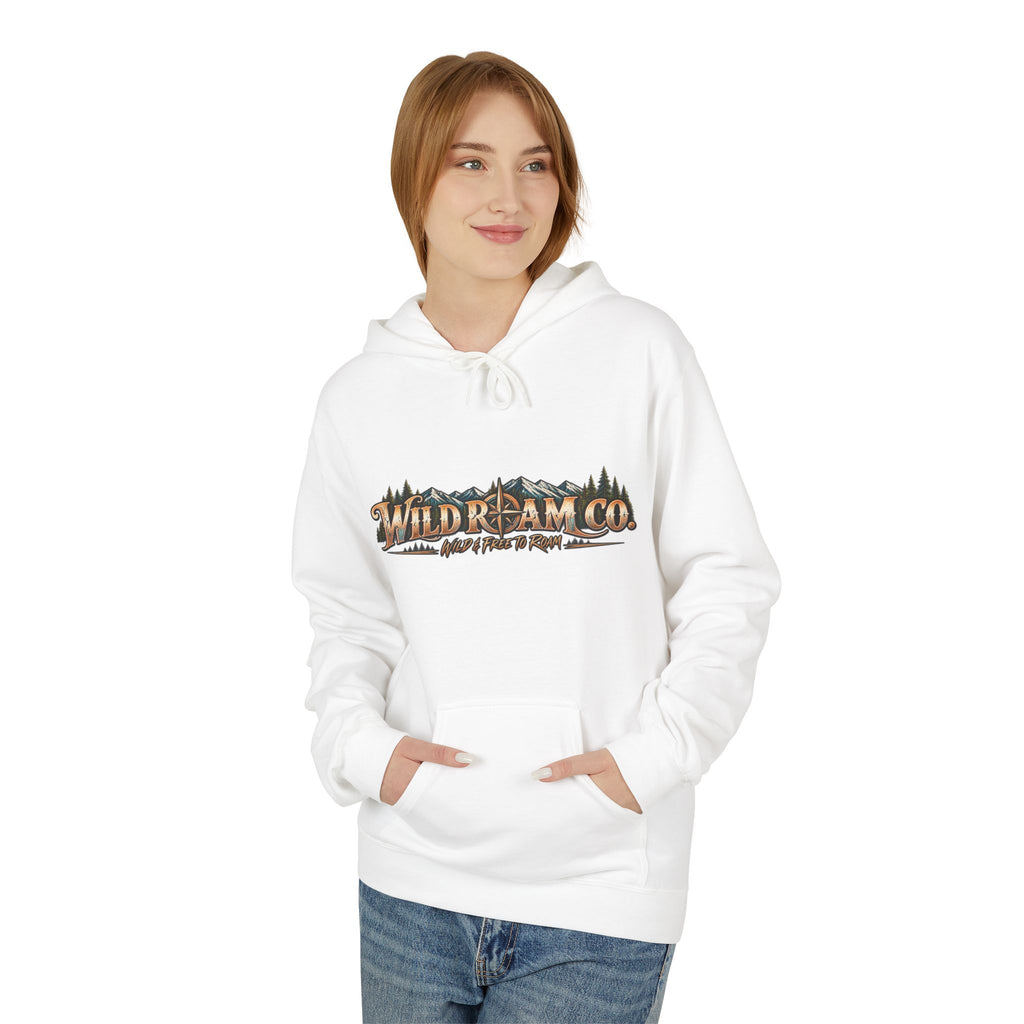 Women's Wild Roam Co. Climber Hoodie — Outdoor Adventure Graphic Pullover