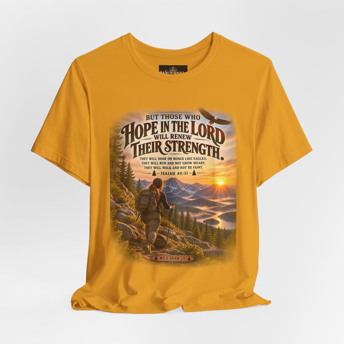Women's Hope in the Lord T-Shirt — Isaiah 40:31 Christian Faith Tee
